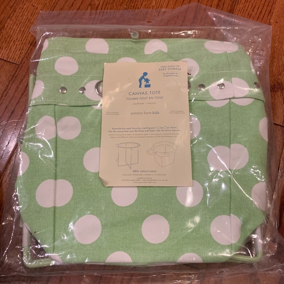 pottery barn canvas storage